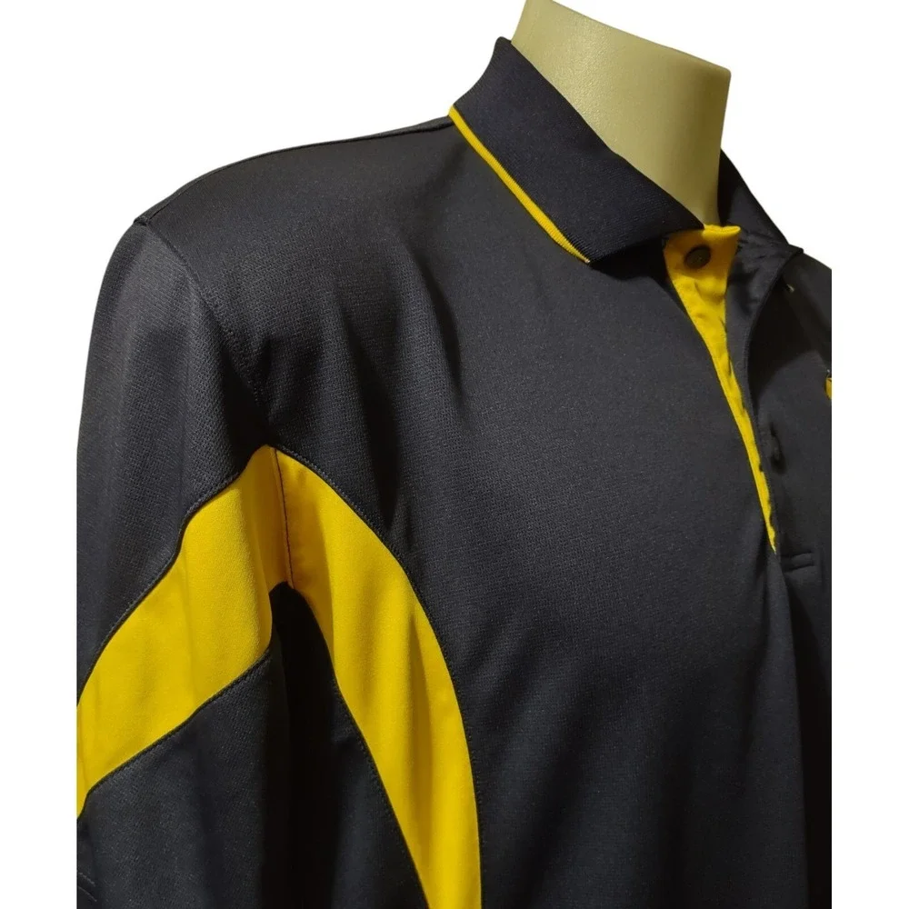 U of‎ M Polo Men's Shirt Large University of Michigan Embroidered MI Logo Golf